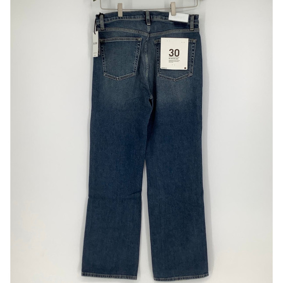 NEW! RE/DONE Size 30 90s High Rise Loose Distressed Jeans Denim $295 msrp I8-7 - Picture 3 of 10